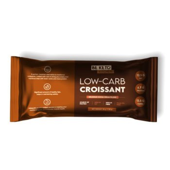 croissant with cacao filling low carb